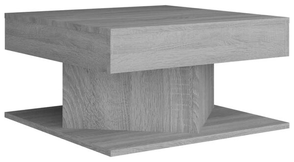 Coffee Table Grey Sonoma 57x57x30 cm Engineered Wood