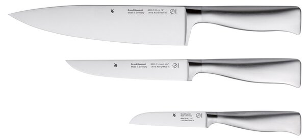 WMF Grand Gourmet knifeset 3 pieces Stainless steel