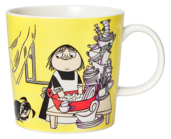 Arabia Misabel yellow Moomin mug 30 cl