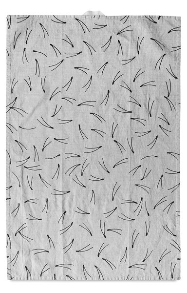 Fine Little Day Barr kitchen towel 44x67 cm nature-black