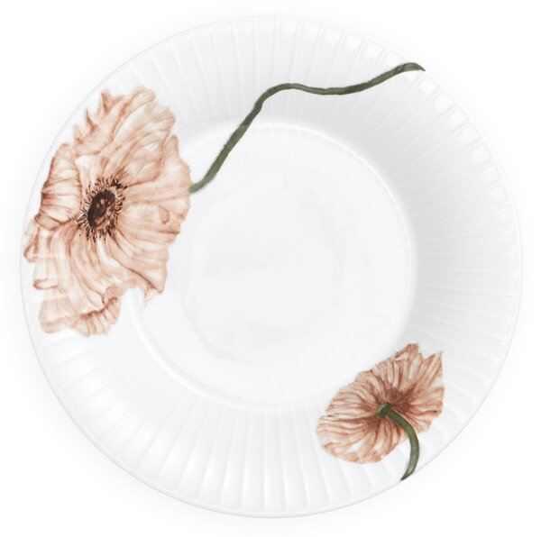 Kähler Hammershøi Poppy deep plate 21 cm white