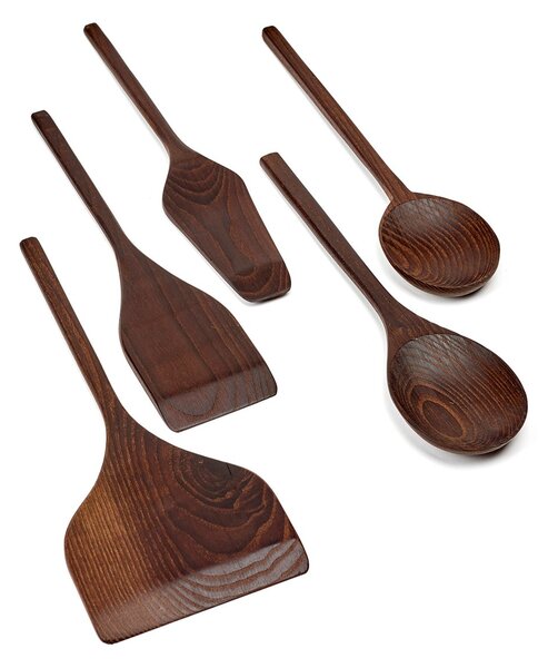 Serax Pure kitchen utensil set 5 pieces dark box