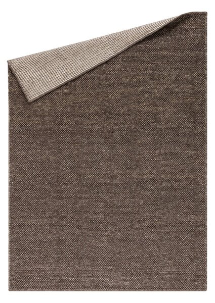 Scandi Living Flock wool carpet nautral brown 200x300 cm