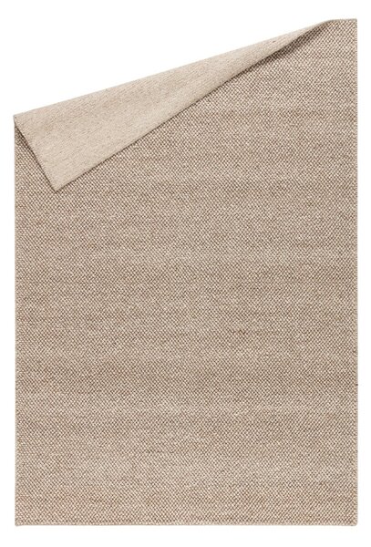 Scandi Living Flock wool carpet beige 200x300 cm