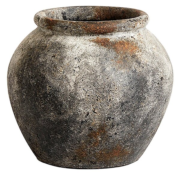 MUUBS Echo flower pot Ø30 cm h25 cm rust-grey