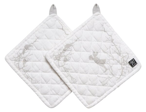 Wik & Walsøe Alv oven mitt 2-pack white