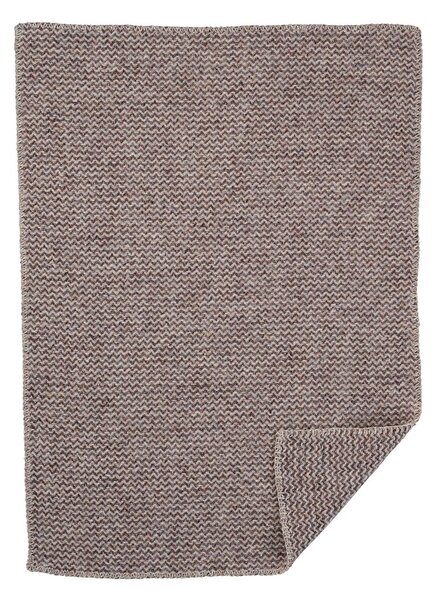 Klippan Yllefabrik Wave Baby children's blanket natural brown