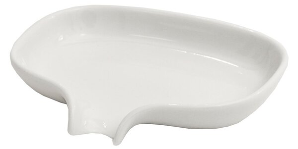 Bosign Soap dish with drainage spout porcelain white