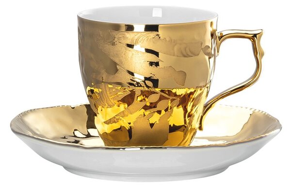 Rosenthal Rosenthal Heritage Midas espresso cup with saucer white-gold