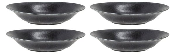 Bloomingville Yoko soup bowl 20.5x23 cm 4-pack black