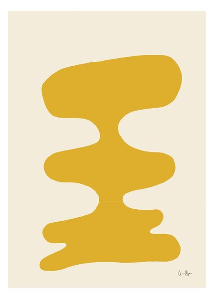 Paper Collective Soft Yellow poster 50x70 cm