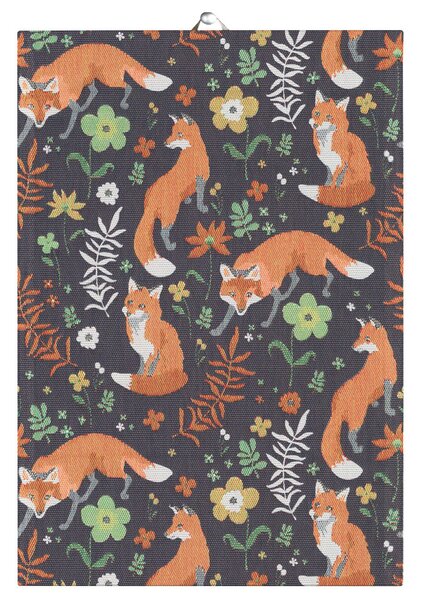 Ekelund Linneväveri Rävrike kitchen towel 35x50 cm multi