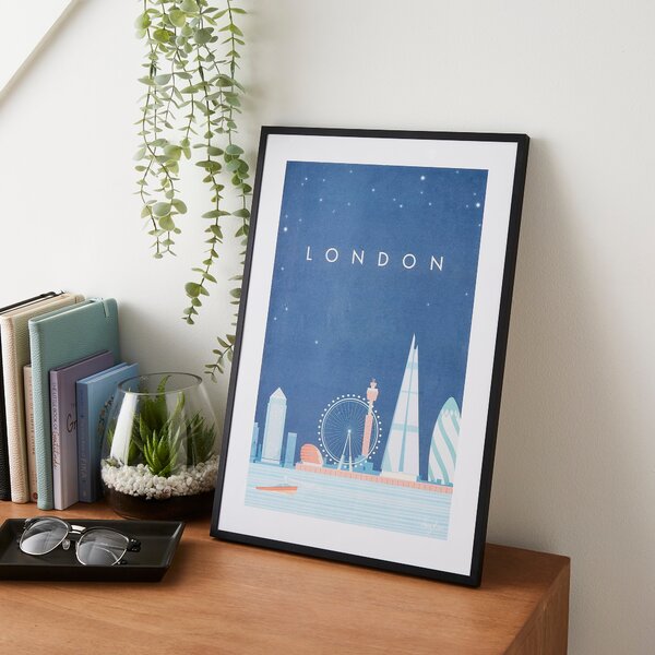 Henry Rivers London Poster MultiColoured