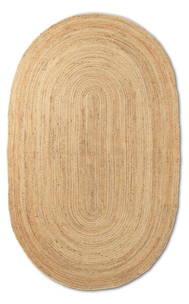 Ferm LIVING Eternal jute rug oval small natural