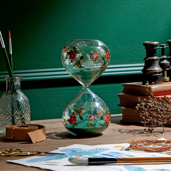 Patterned Sand Timer Clear