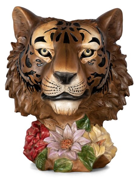 Byon Tiger vase 28.5 cm multi