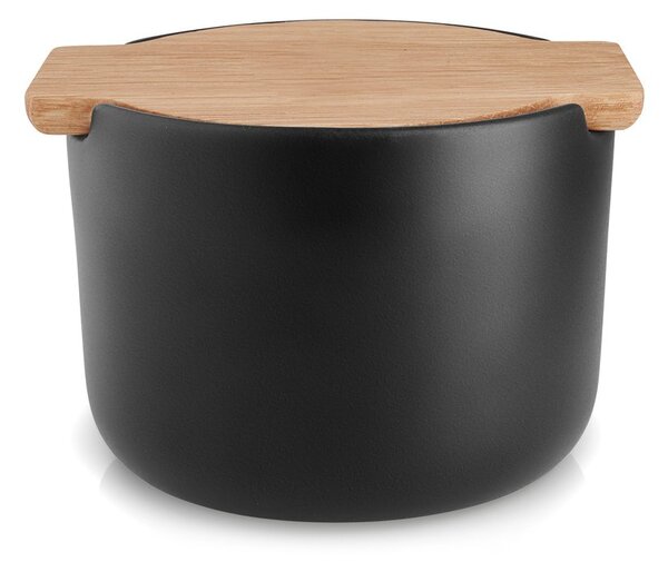 Eva Solo Nordic Kitchen salt jar with lid black