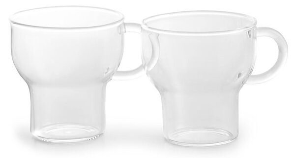 Sagaform Sagaform glass mug 15 cl 2-pack clear