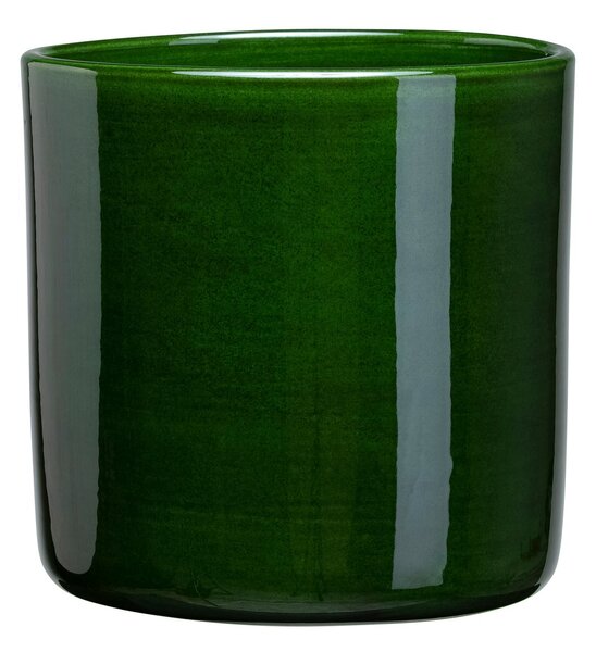 Bergs Potter Romeo flower pot glazed Ø13 cm green