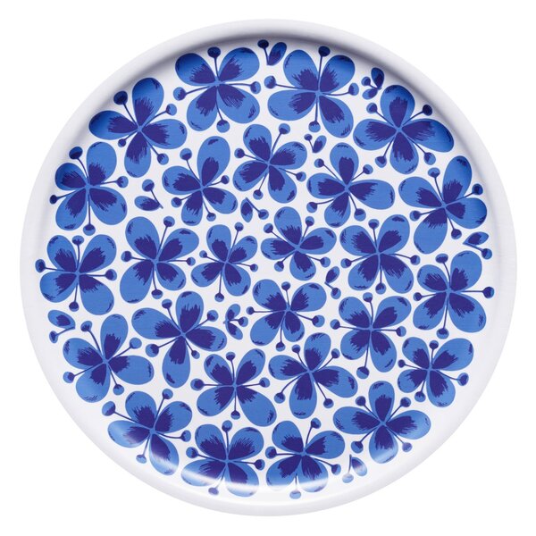 Rörstrand Mon Amie tray Ø35 cm white-blue