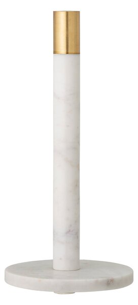 Bloomingville Emira kitchen paper holder marble 32 cm white