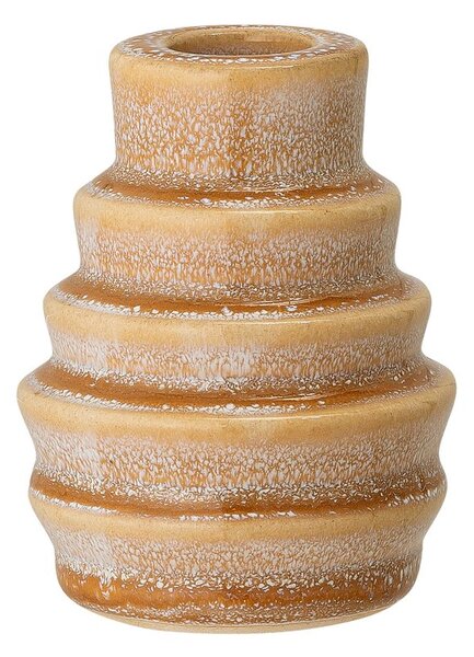 Bloomingville Emin candle sticks stoneware 9 cm yellow