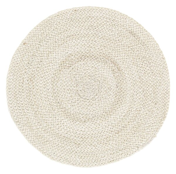 Dixie Braided placemat Ø38 cm ivory