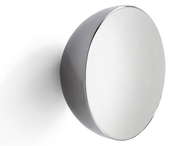 New Works Aura wall mirror small Stainless steel