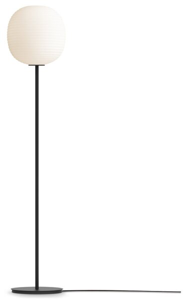 New Works Lantern floor lamp medium Frosted white opal glass