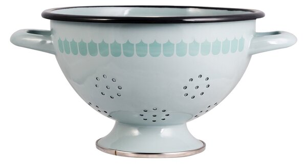 Muurla Vappu enamel colander Green