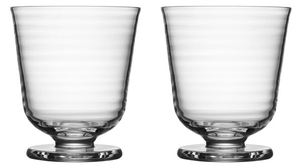 Kosta Boda Viva glass on foot 20 cl 2-pack Clear