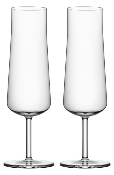 Orrefors Informal champagne glass 22 cl 2-pack Clear