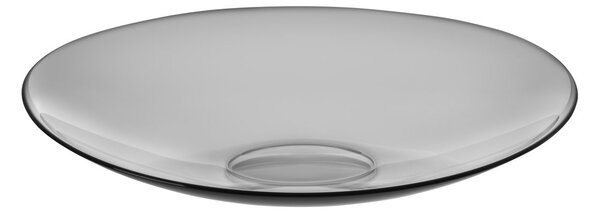 Orrefors Pond saucer 21.2 cm grey