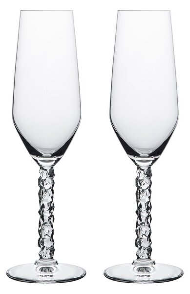 Orrefors Carat champagne glass 24 cl 2-pack Clear