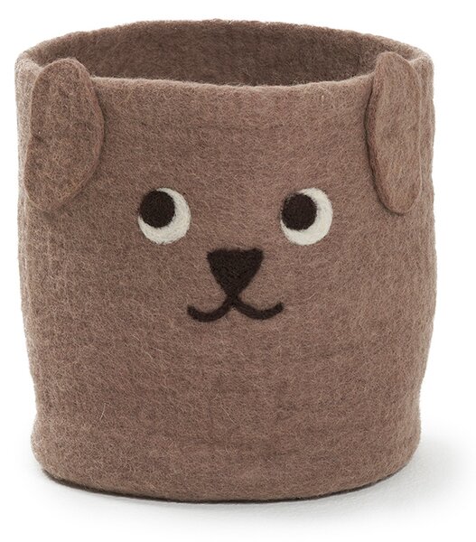 Klippan Yllefabrik Puppy basket Ø20 cm Grey