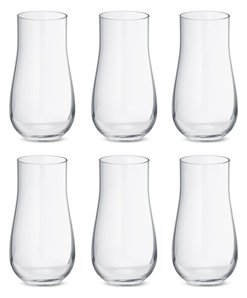 Georg Jensen Sky drinking glass high 45 cl 6-pack crystalline