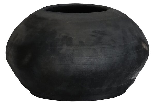 Tell Me More Hero flower pot ellipse Ø28 cm Black