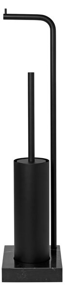 Blomus Modo toilet paper holder and toilet brush Black