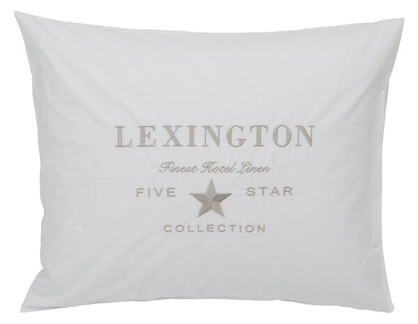 Lexington Hotel Embroidery pillowcase 50x60 cm White-light beige