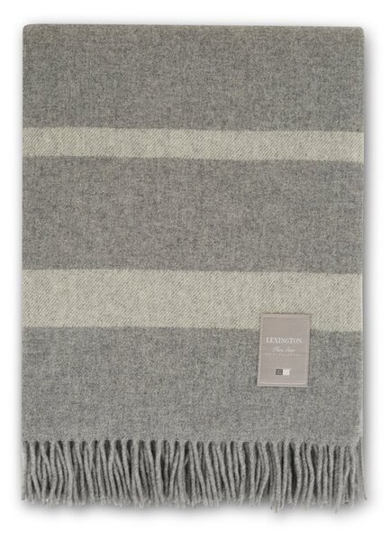 Lexington Hotel Wool wool throw 130x170 cm grey-white