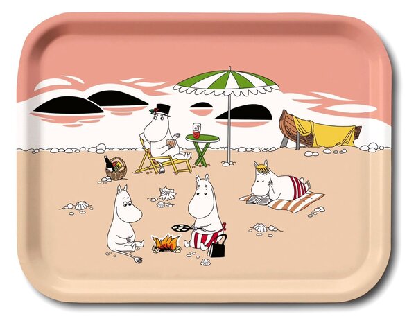 Opto Design Mumin tray summer 2021 Apricot-sand