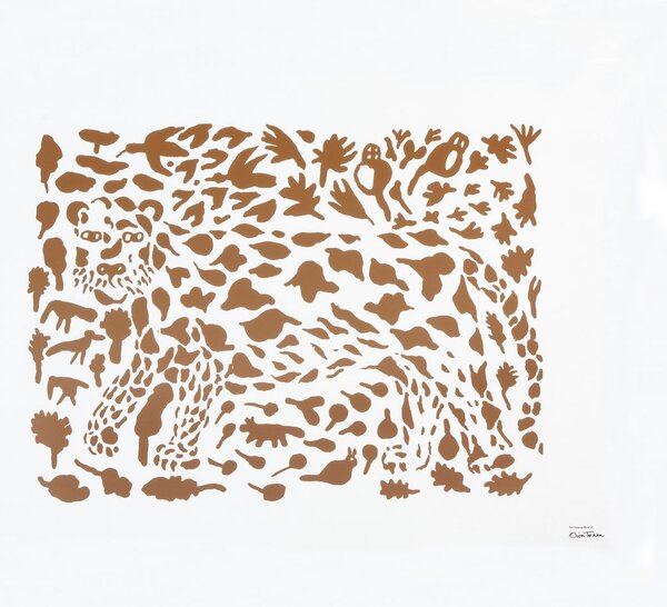 Iittala Oiva Toikka Cheetah poster brown 50x70 cm