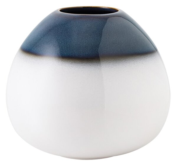 Villeroy & Boch Lave Home egg-shaped vase 13 cm Blue-white