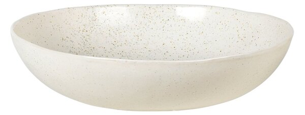 Broste Copenhagen Nordic Vanilla salad bowl Ø34.5 cm Cream with grains