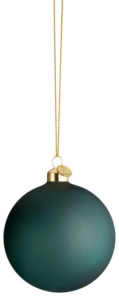 Holmegaard Souvenir Christmas Bauble Ø8 cm Dark green