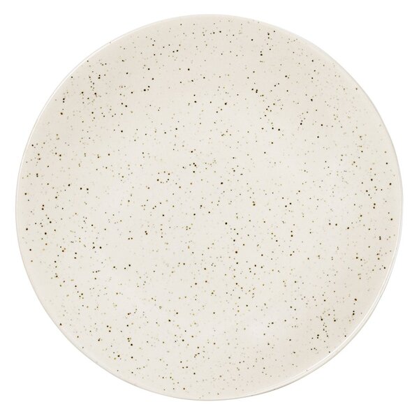 Broste Copenhagen Nordic Vanilla plate Ø15 cm Cream with grains