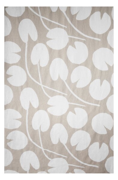 Fine Little Day Water lilies fabric Sand-white