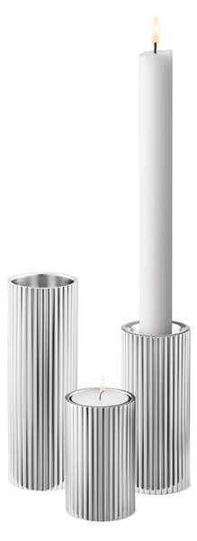 Georg Jensen Bernadotte candle sticks 3 pieces Stainless steel