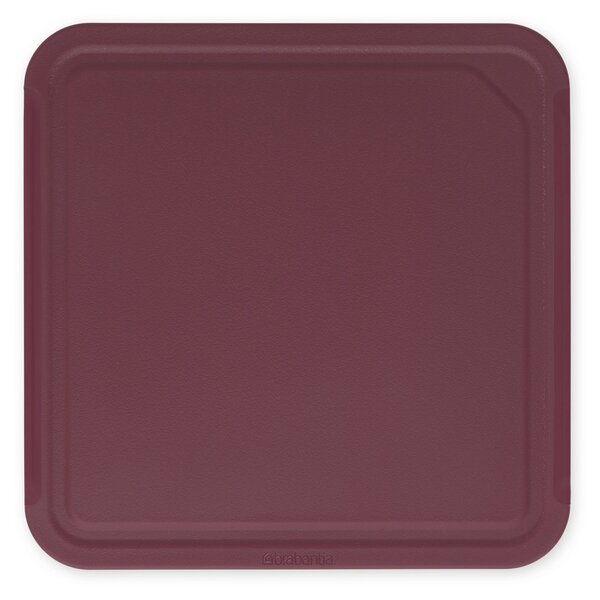 Brabantia TASTY+ cutting board medium 25x25 cm Aubergine red