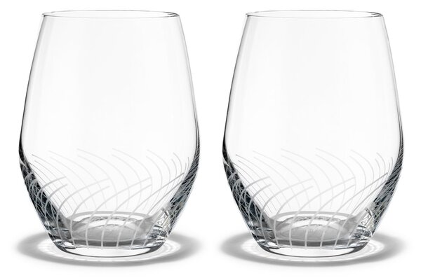 Holmegaard Cabernet Lines water glass 25 cl 2-pack Clear